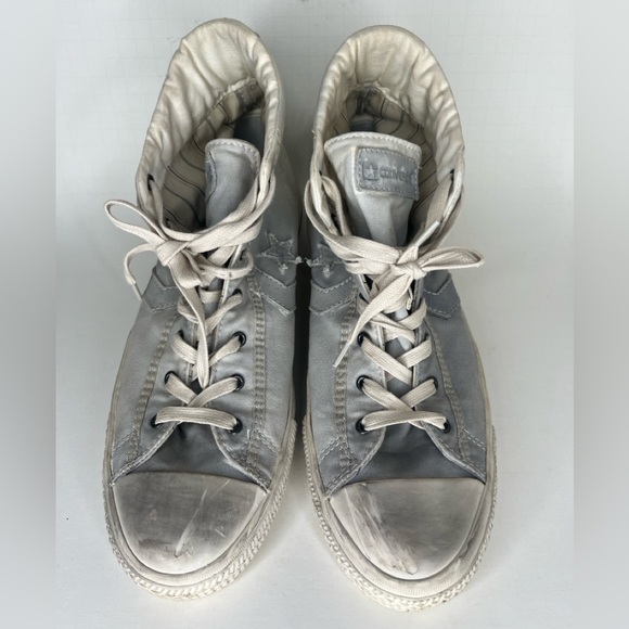 Converse High Top Lace Up Casual Shoes Sneakers Men 44.5 US 10.5 Washed Textile - Picture 9 of 16